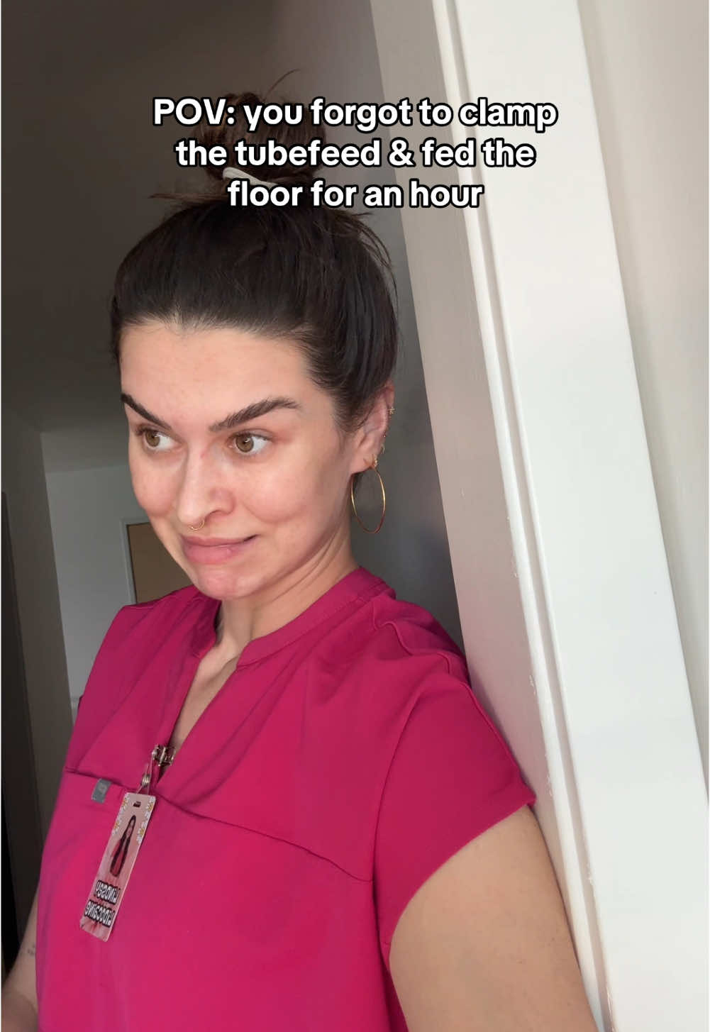 Oh you fed the bed? I poured the floor 😭😭😭 #icu #icunurse #nurselife #nurse #nursememe #nursememes #criticalcare #nursehumor #nursecomedy #nurselife #nursesoftiktok #healthcareworker #healthcare #hospitalhumor 