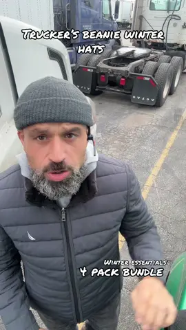 Trucker’s winter essentials trucker one size fits all trucker beanie head wear keeps you warm and  looks great with any outfit #winteressentials2025 #winter#fashion #truckeressentials       #truckerinfluencer #fyp 