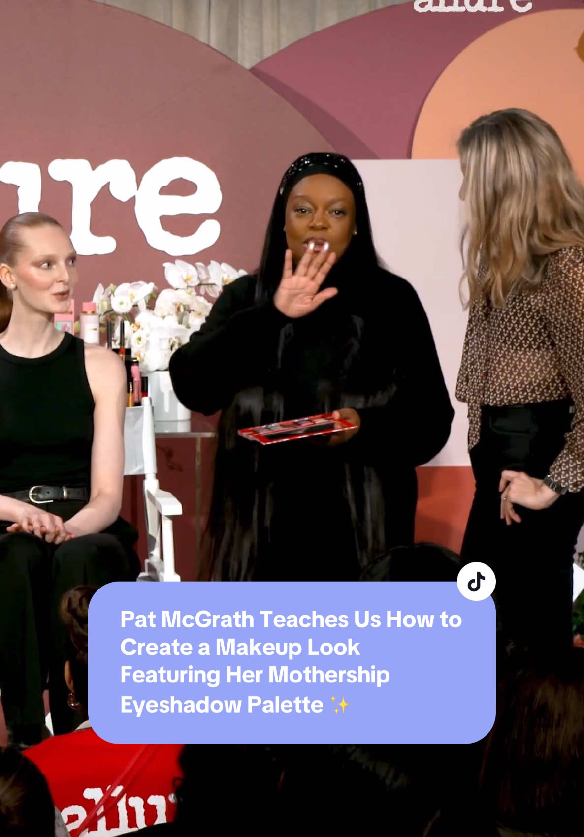 @Pat McGrath Labs doesn't play about her formulas 👏 Tune in to this fun moment captured at our #AllureBestofBeautyLIVE event, where the crowd is captivated by the legendary makeup artist sharing expert tips and tricks to elevate your beauty routine at home✨ #Allure #Allurebeauty #Alurebestofbeauty #beauty #patmcgrath #patmcgrathlabs #makeup #beauty #glitter #glittermakeup