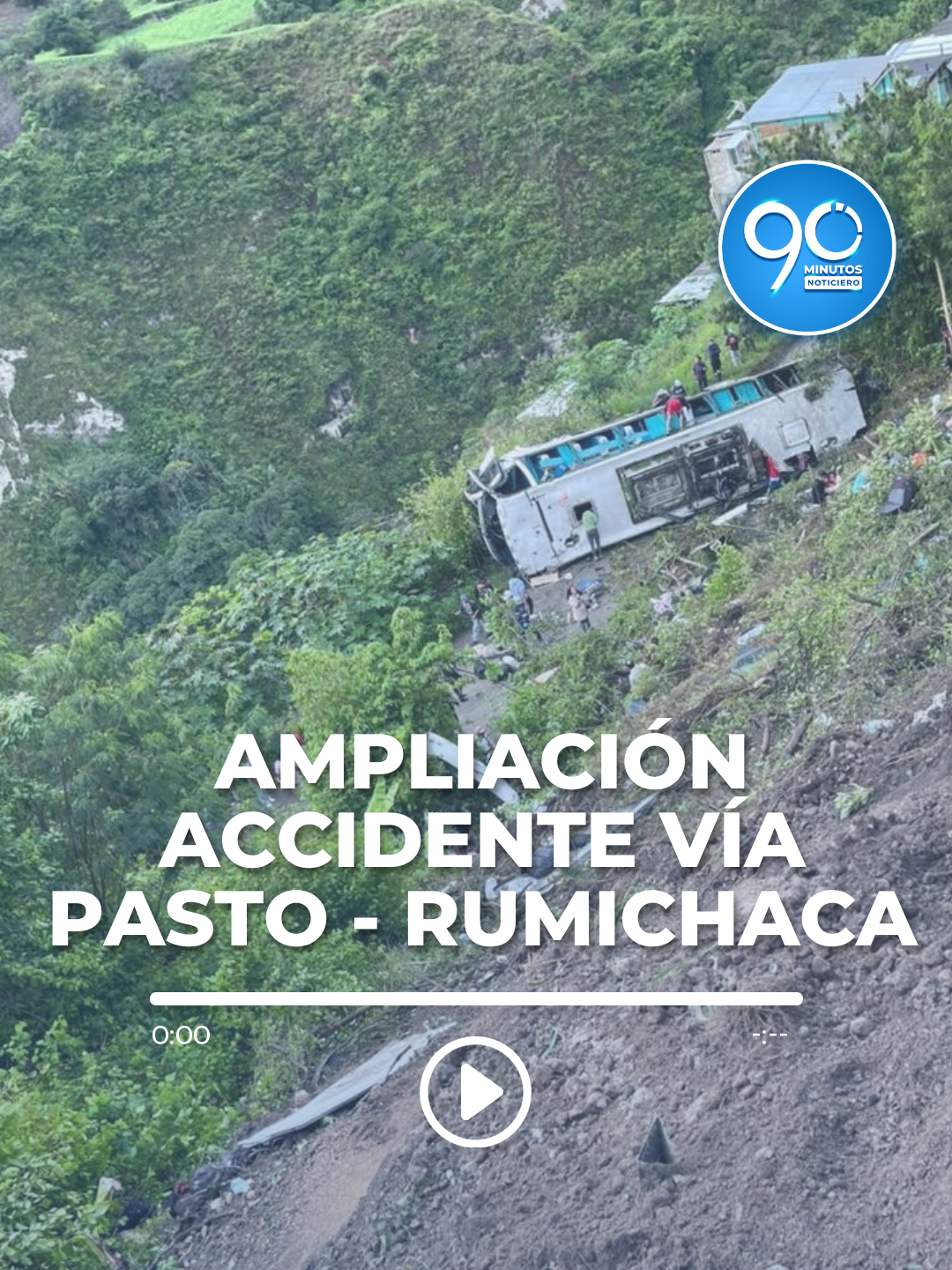 #Noti90 El noticiero 90 Minutos habló con el Teniente John Mora, Comandante de Bomberos de Ipiales, quien entregó información sobre el accidente ocurrido en la vía Pasto - Rumichaca, donde un bus de turismo, que transportaba 42 personas, cae a un abismo.  Frente a los hechos, el Teniente expone que 40 personas, algunas  provenientes de Cali y municipios del Valle, alquilaron este bus para viajar hasta el santuario de las Lajas. Se estima que en las próximas horas se Oita un comunicado con el nombre de los afectados.  Los heridos fueron remitidos al Hospital Departamental de Nariño, ubicado en Pasto, y el Hospital Civil de la ciudad de Ipiales.   📌Más información en 90minutos.co