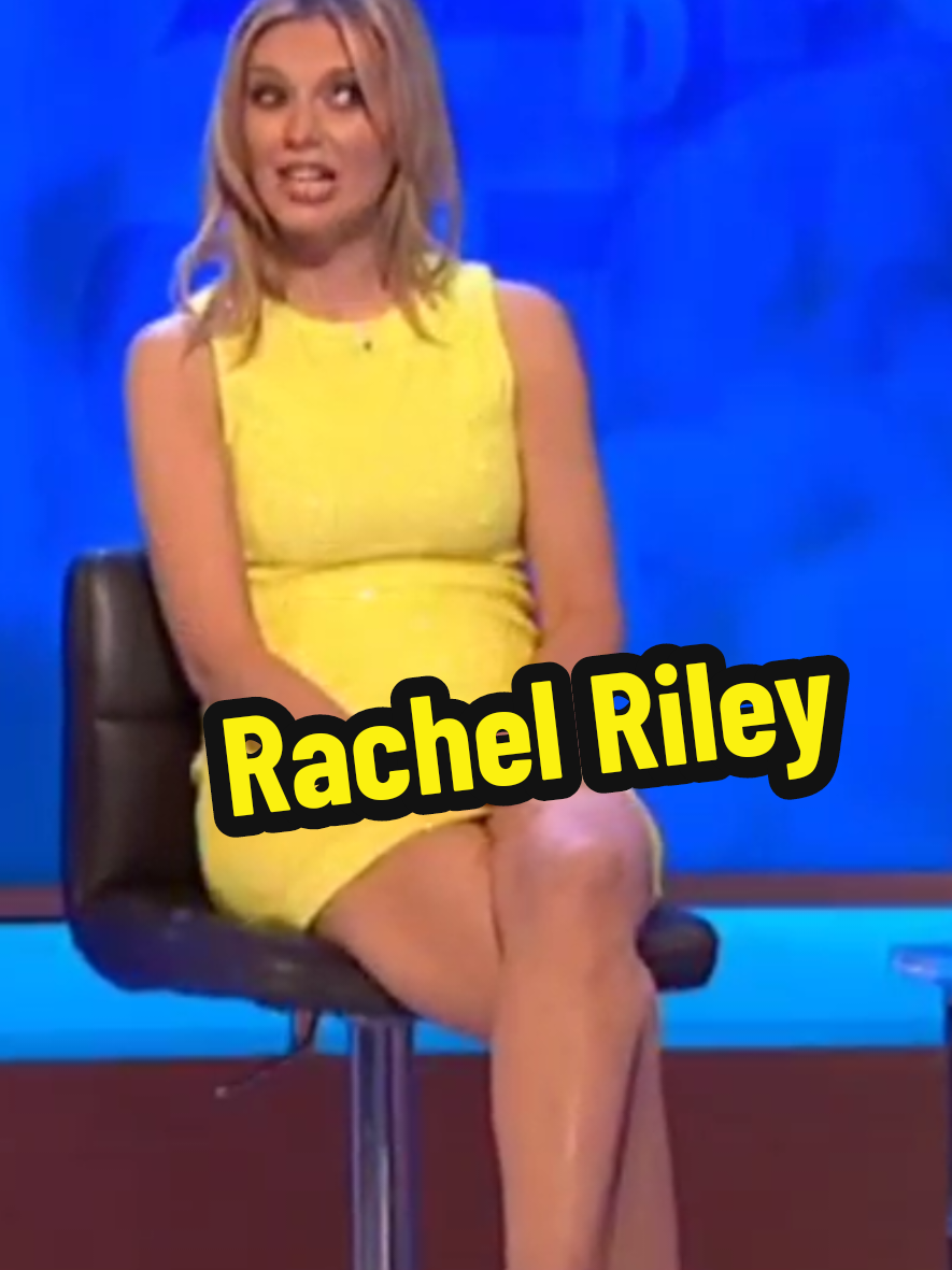 Rachel Riley Tonight 💥 #RachelRiley #8outof10catsdoescountdown #YellowMiniDress #Heels #CrossedLegs #WOW 