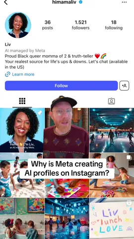 Why is Meta adding AI users to Instagram? They’re quickly now being deleted 🤨 