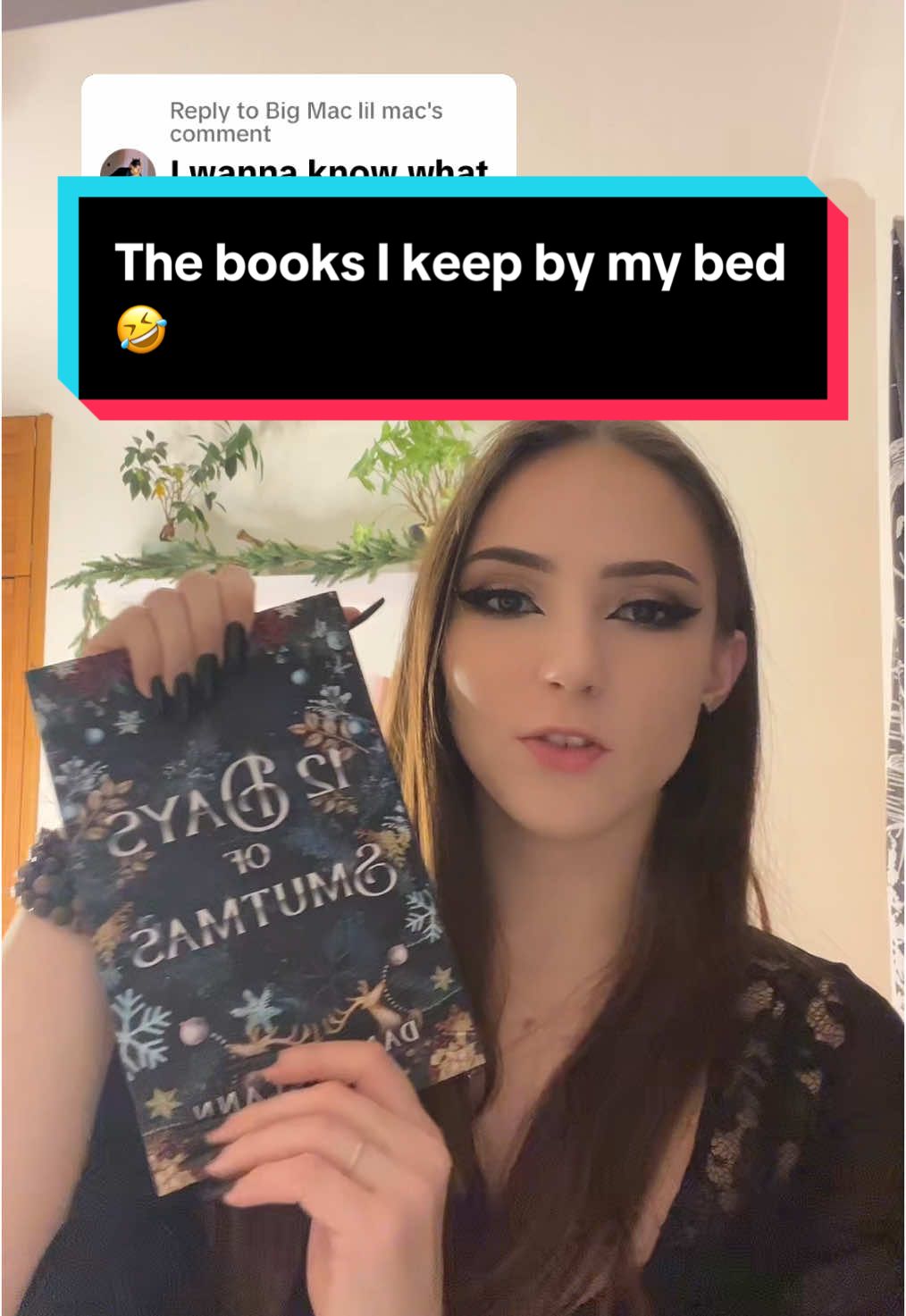 Replying to @Big Mac lil mac so far I’ve only read The Coven and the first few stories in The 12 Days Of Smvtmas. I’m currently reading A Long Time Dead, about le$🫘 vampires in old timey London 👀 also please TikTok don’t ban me for this one 🥲