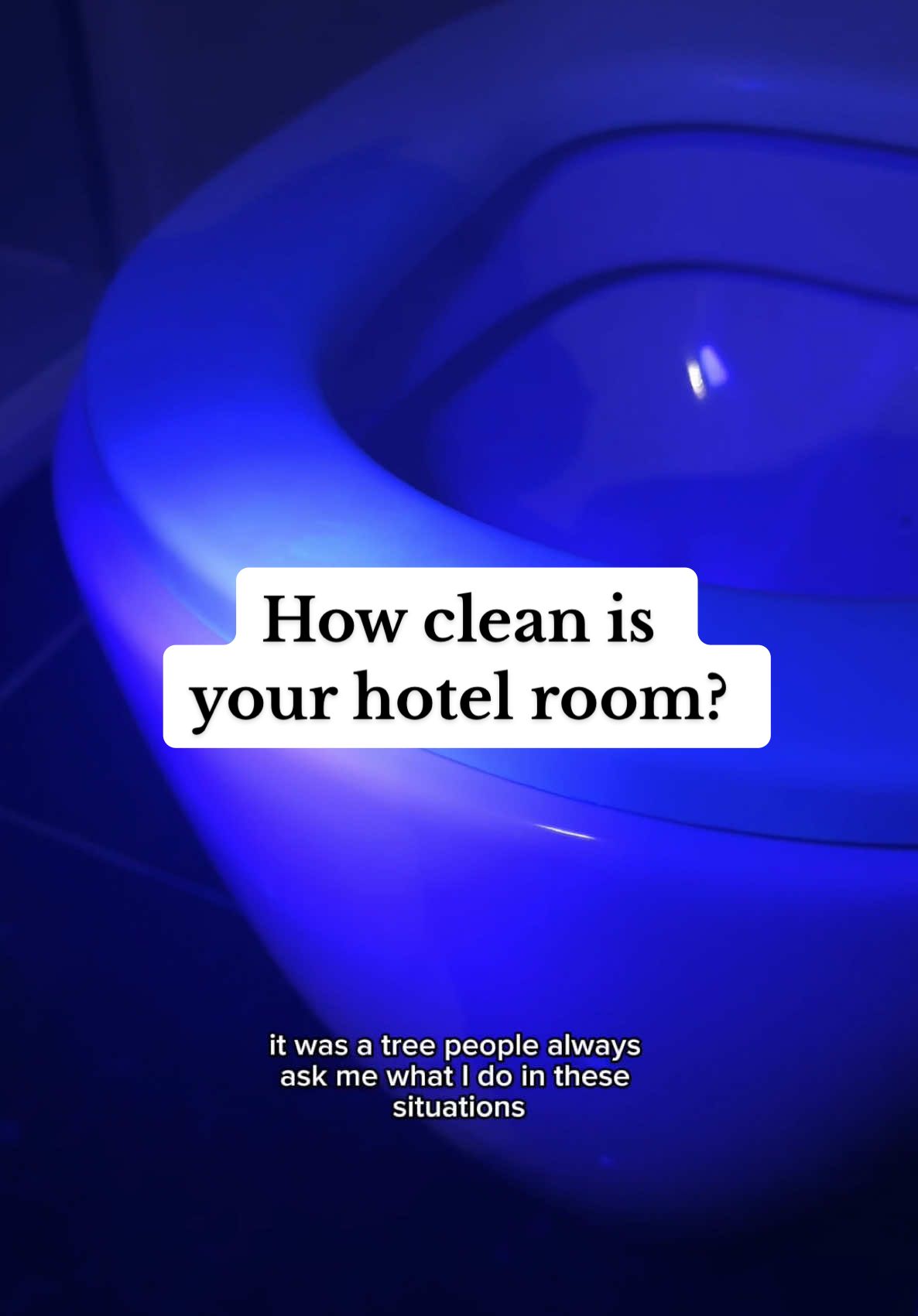 If you want to know how clean your hotel room is then you need a blue light, but beware your life will never be the same again 🤪 if you don’t care and would rather live oblivious than I envy you but my brain needs to know what I’m sleeping and walking on! #CleanTok #fyp #bluelight 