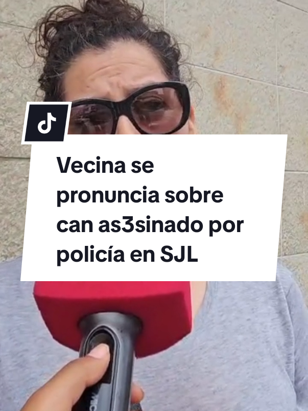 Vecina asegura que el can representaba un peligro | #policiamataaperrito #sanjuandelurigancho #SJL #actualidad #diarioelpopular  #elpopular 