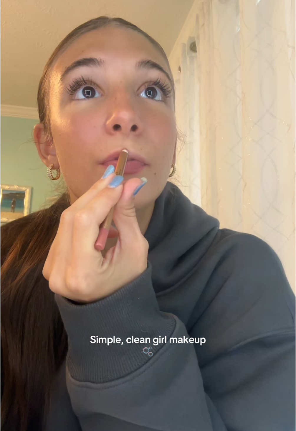 Natural makeup!!! @rhode skin #naturalmakeup #makeuplook #grwm #cleangirlaesthetic #cleangirlmakeup #simplemakeup #viral #trendinf #beauty #rhodeskin #rhode 