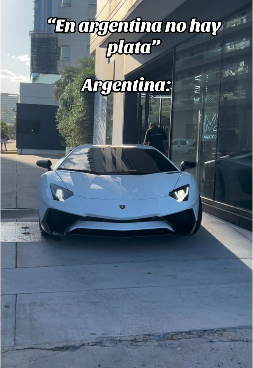 Buenos Aires, puerto Madero🇦🇷🔥 #sv #lamborghini #argentina #supercar #v12 #fyp 