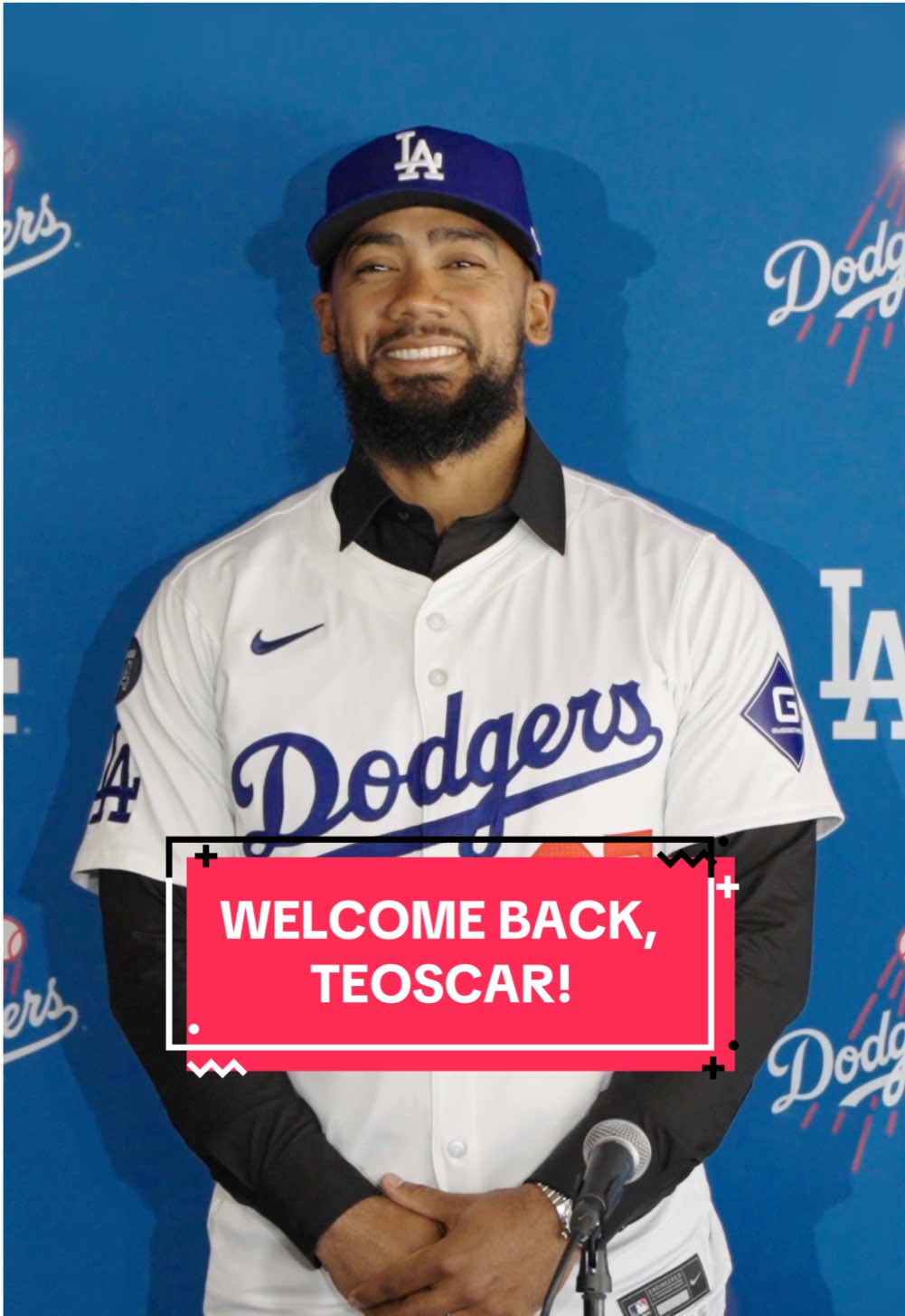 Welcome back, Teoscar! #dodgers #sports #losangeles 