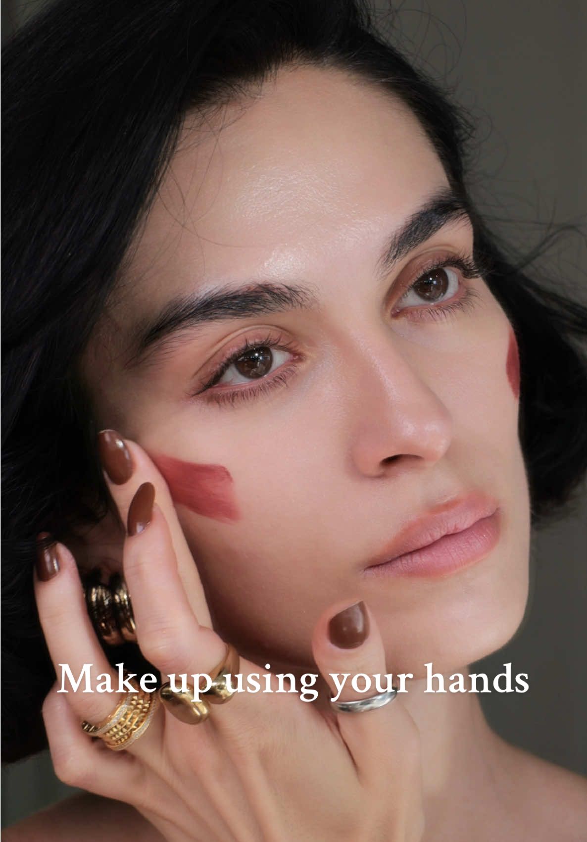 POV: you don’t need a beauty blender or a brush ! All you need is your hands 🙅🏻‍♀️ ##makeup##naturalmakeup##glam