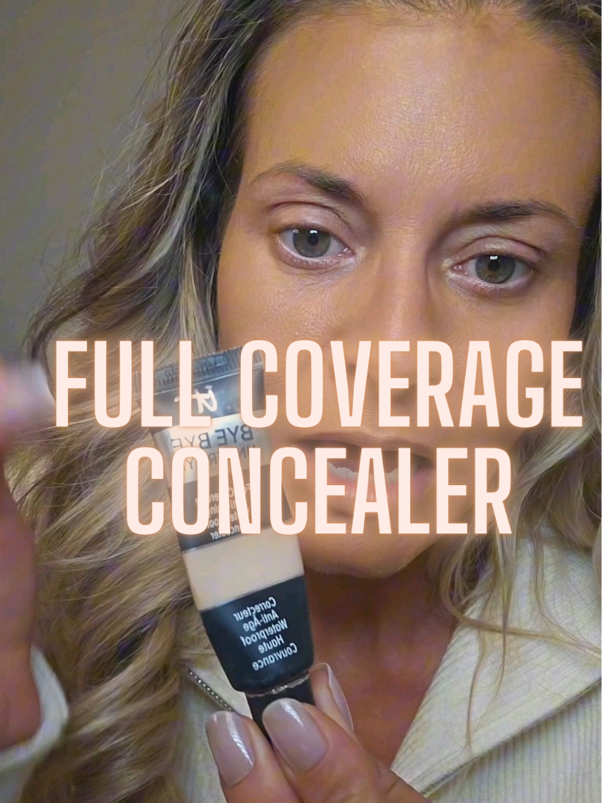 If you want full coverage this is the concealer for you  find the concealer on my ltk on Amazon storefront  #newyearnewaura #MomsofTikTok #TikTokShop #beauty #makeup #makeuptutorial #concealer 