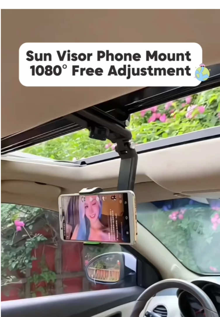 “No need to look down at the navigation bar while driving anymore! Multifunctional rotating phone holder, suitable for any vehicle setup, with rotating and retractable features.”#cars #TikTokShop 