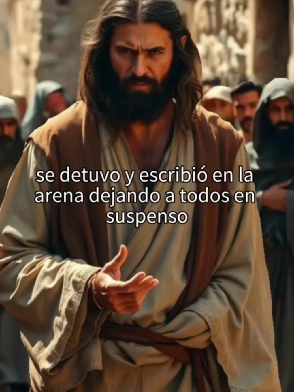 ¿Sabías qué escribió Jesús en la arena?