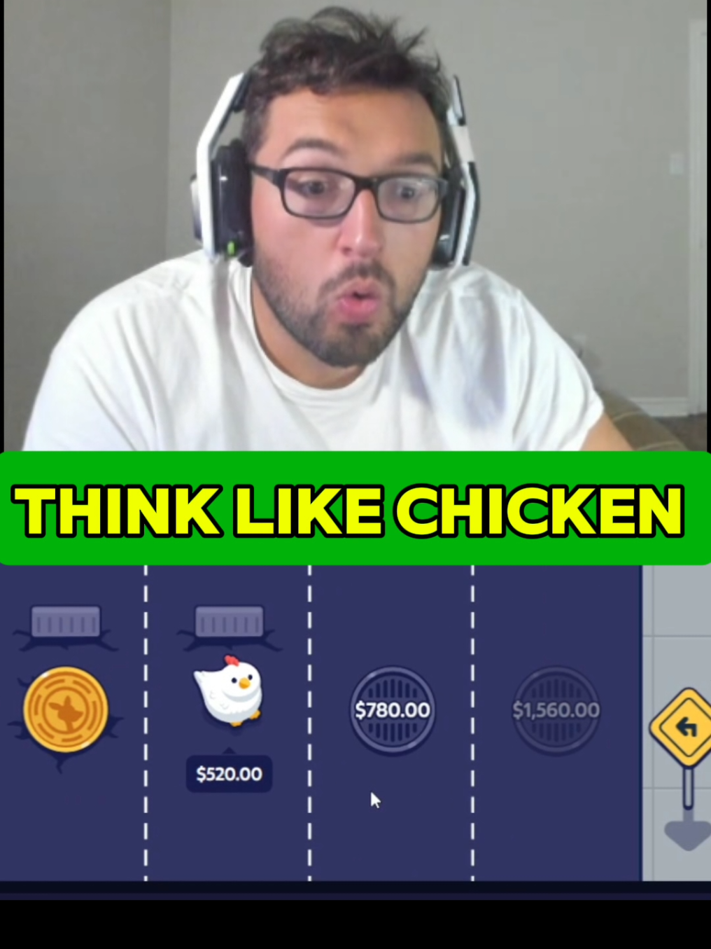 think like chicken!!!#clip #clips #kickstreaming #fyp #stevewilldoit 