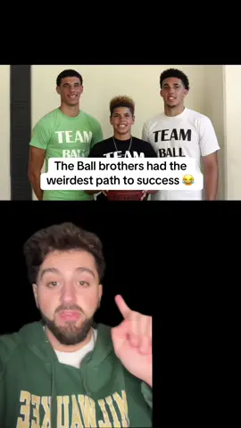 I’ve never seen a path quite like Lonzo, LiAngelo and LaMelo’s 😭 #lavarball #lameloball #liangeloball #lonzoball #ballbrothers #nbamemes #gelo #bigballerbrand 