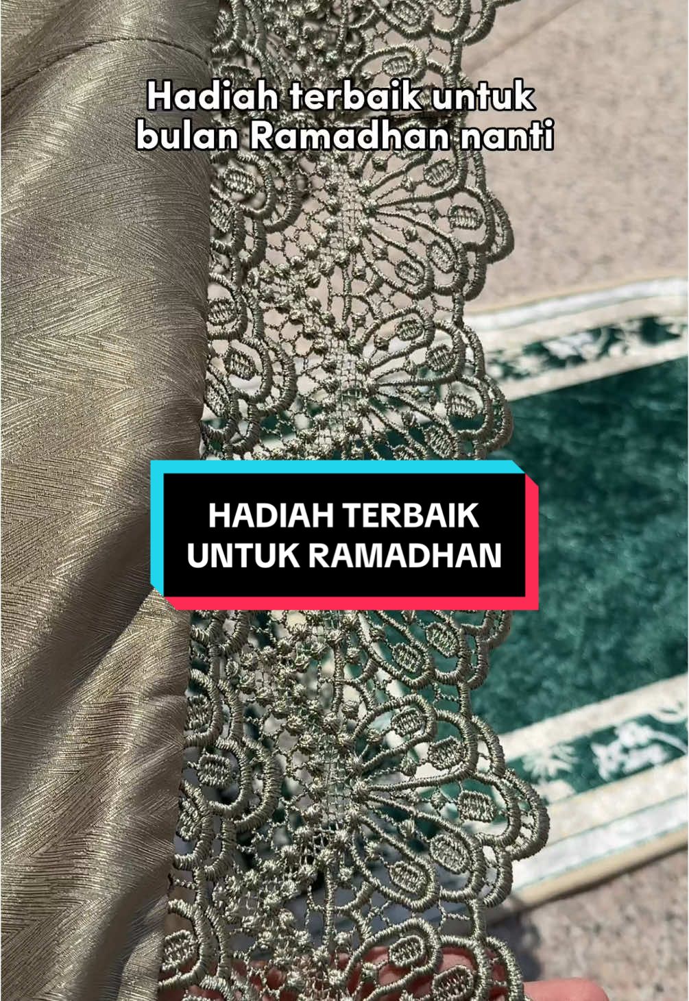 Nak hadiahkan telekung sempena bulan Ramadhan? Jom try Telekung Tisya ni, sesuai sangat jadikan hadiah & jangan lupa juga niatkan untuk bersedekah 🥰 #zaraawliya #telekungzaraawliya #telekung #solat #telekungsolat #telekunghadiah #tarawih