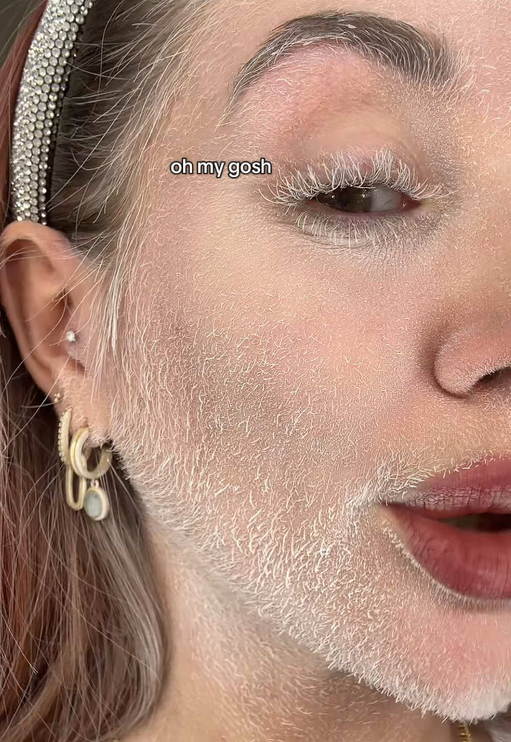 Face shaving skincare day with hair identifier spray #dermaplane #dermaplaning #shaving #facial #skincare #hairidentifier #faceshaving #oddlysatisfying #viraltiktok #fypシ゚viral #pcostrending #VIRAL #skincarehacks #fyp #BeautyTok #oddlysatisfyingvideo dermaplaning at home for beginners with hair identifier spray 