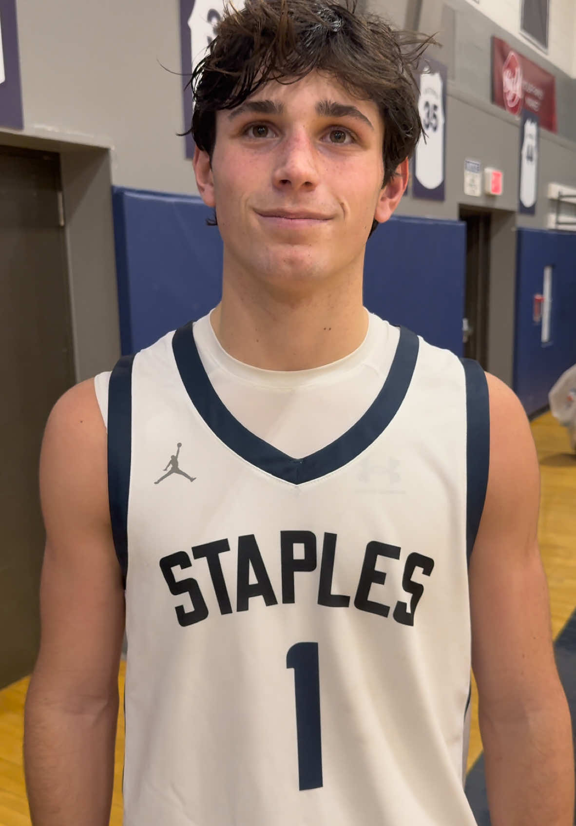 Adam Udell on Staples’ defensive effort following tonight’s 47-37 FCIAC opening win over New Canaan.  #udell #staples #basketball 