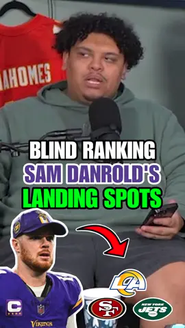 Blind ranking Sam Darnold potential landing spots #samdarnold #minnesotavikings #nfl 