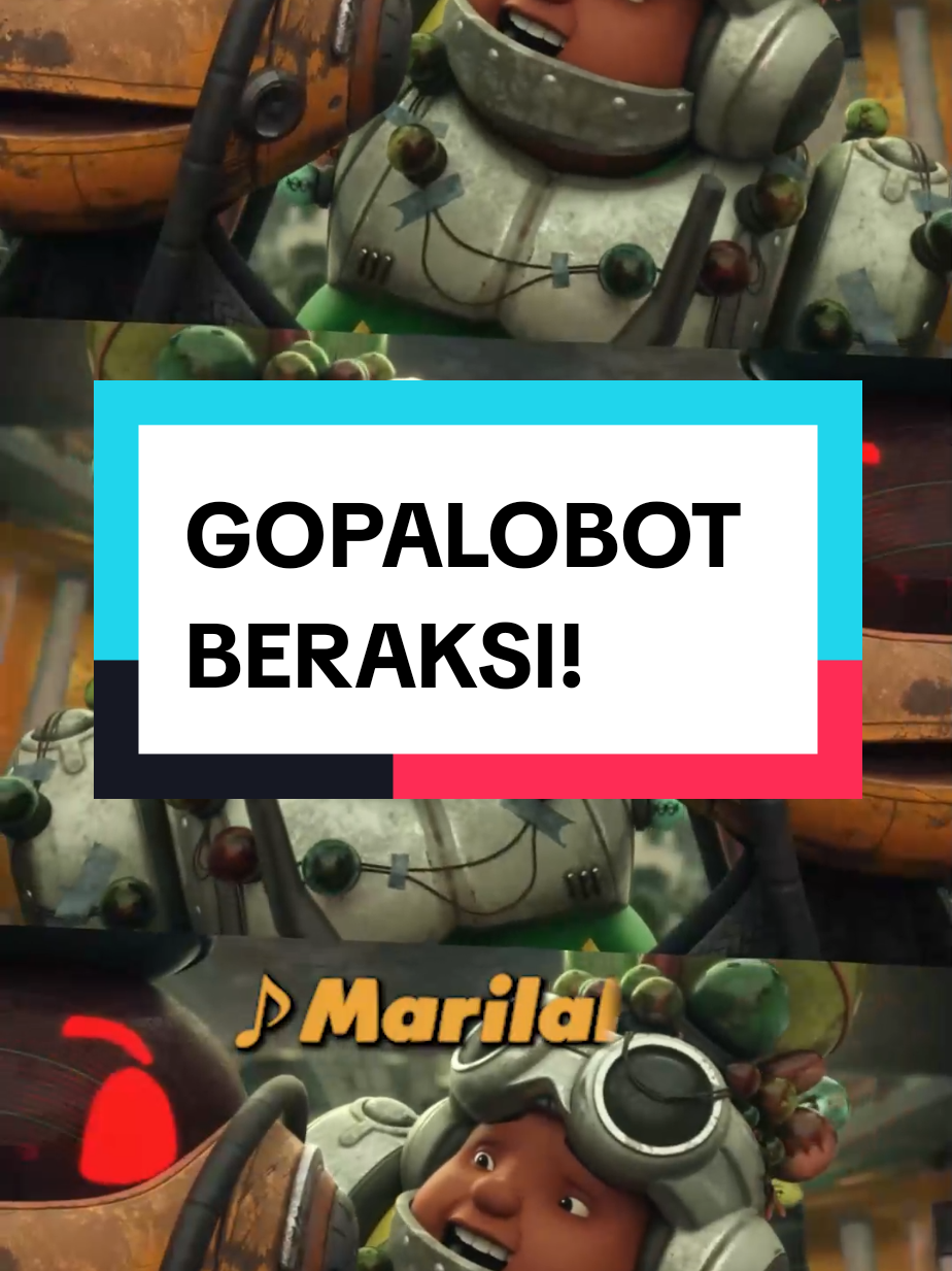 💯 markah untuk Gopalobot! 😆 #BoBoiBoyGentar #Seterong #MONSTA 