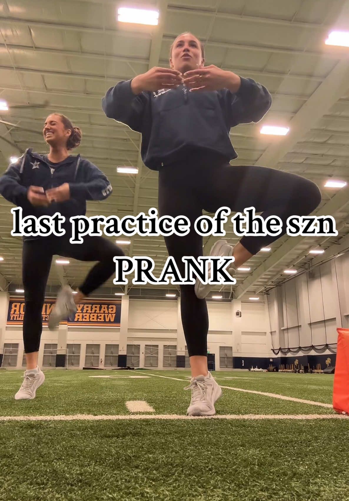 My cackle might break volume‼️ Last practice PRANK! #dcc #dallascowboyscheerleaders #cowboysnation #nfl #nflcheerleaders 