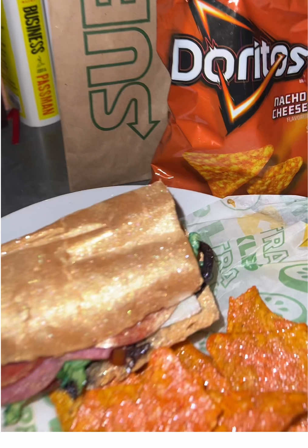 pretty @Subway sub with gloritos ✨