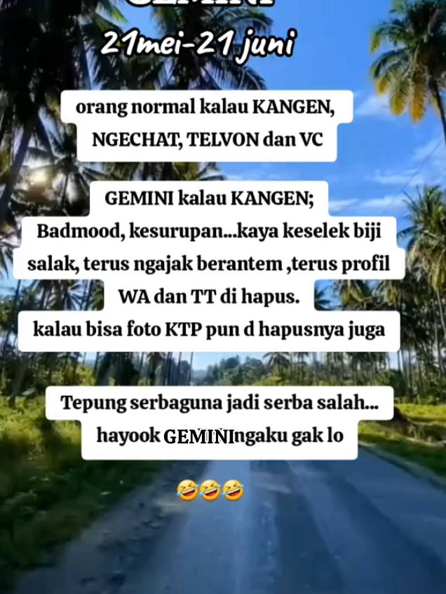 #storygemini #🌺foryou🌺  randomnya GEMINI