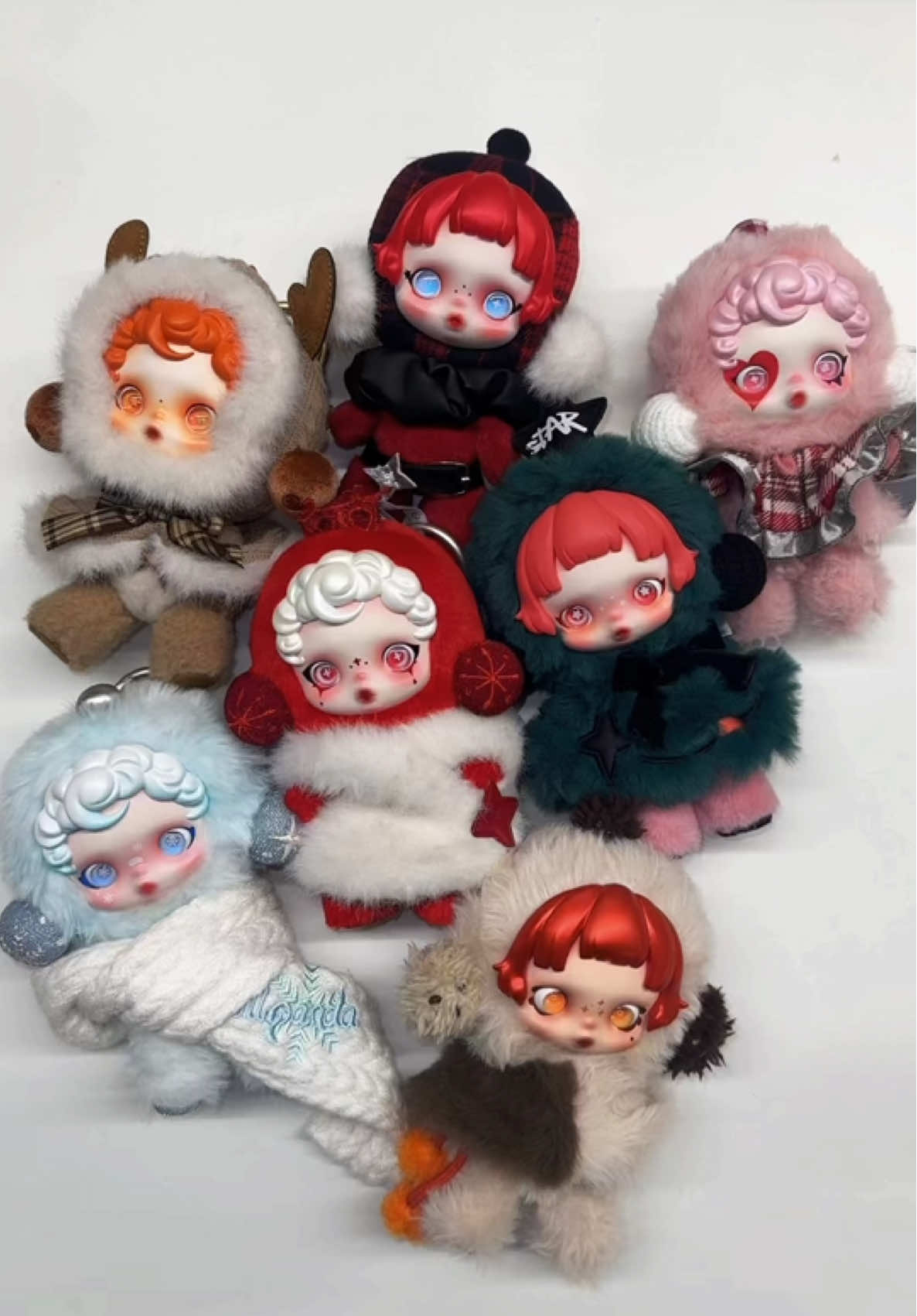The beautiful SKULLPANDA winter symphony series plush ❄️ #popmart #popmartus #skullpanda #plush #bagcharm 