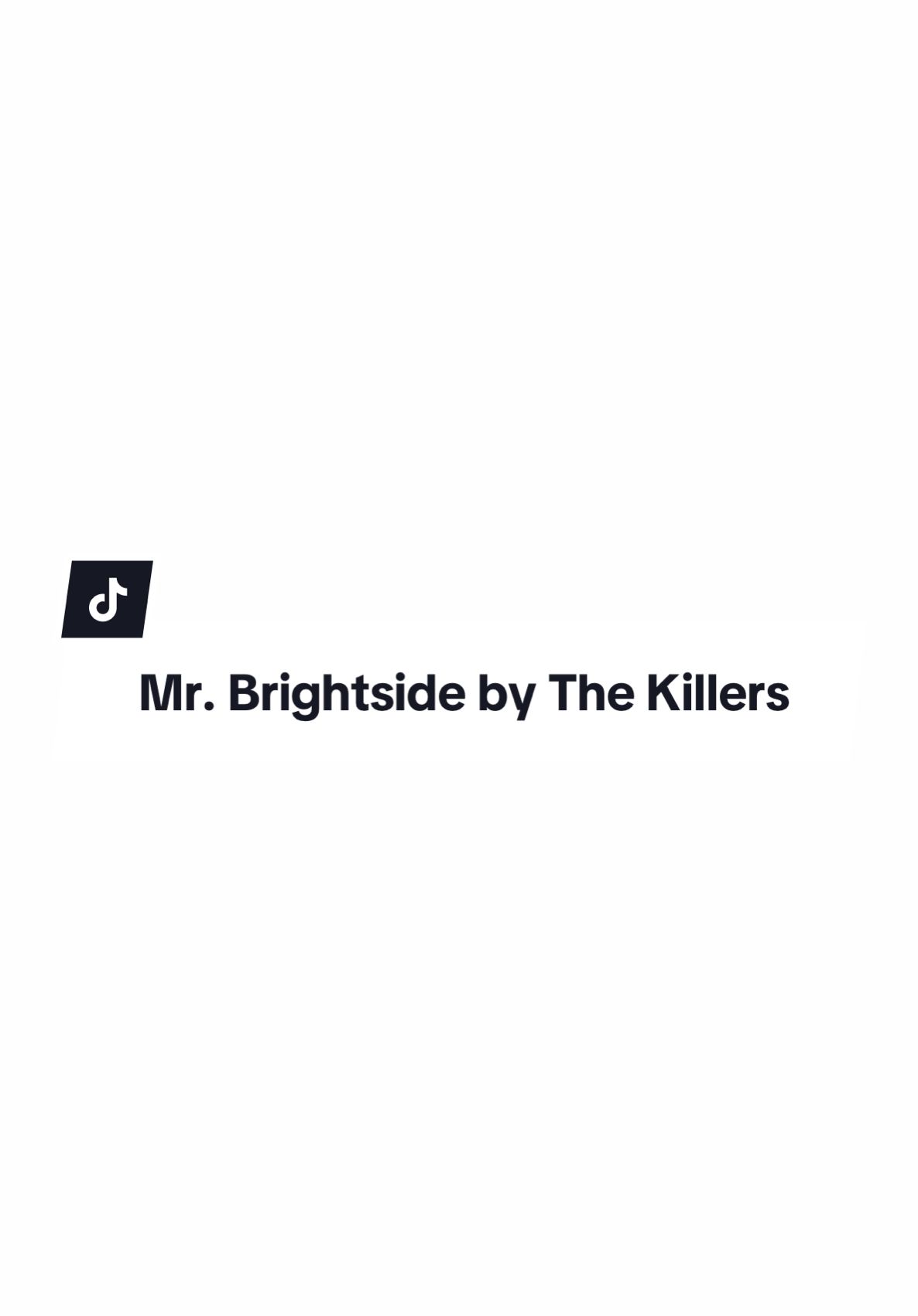 Mr. Brightside by The Killers | #mrbrightside #brat #lyricsedit #lyricstrend #blowitup #fypシ #viraltiktok #musiccreator 