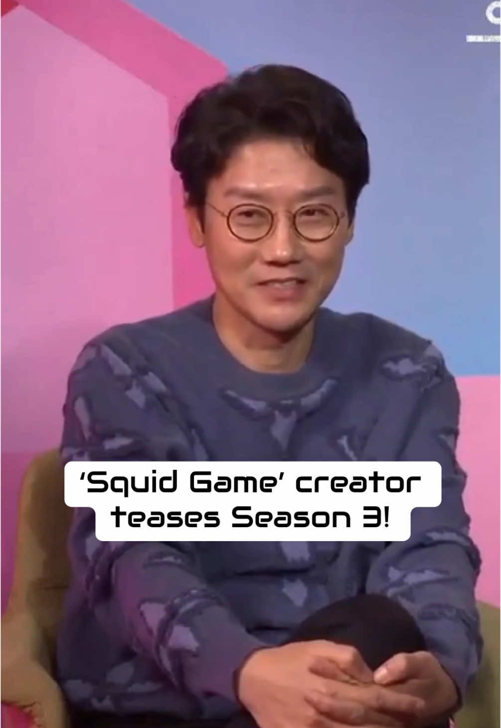 #SquidGame creator Hwang Dong-hyuk teases a full-force SHOWDOWN in Season 3 between Gi-hun and Front Man.  #squidgame2 #gihun #frontman 