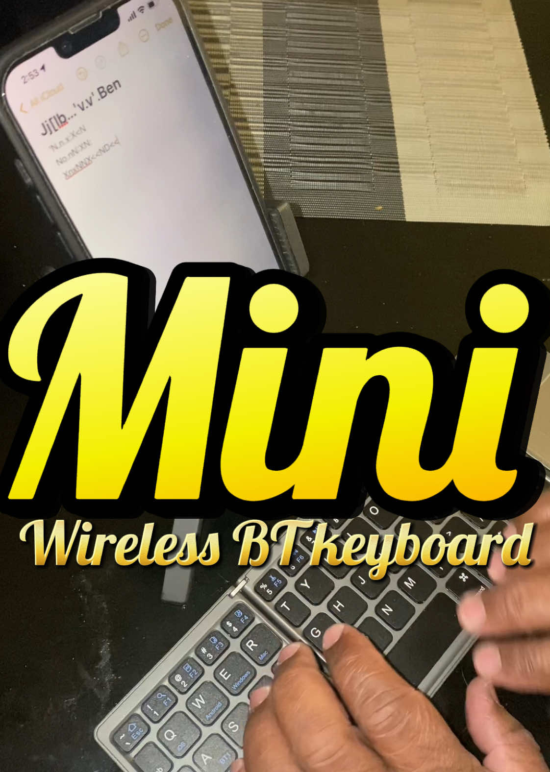 mini wireless BT keyboard#fallshopping #TikTokShop #spotlightfinds #giftsforher #TikTokMadeMeBuylt ##tiktokfinds #fallshopping #tiktokshop #tiktokshopblackfriday #spotlightfinds #giftsforher #giftsforhim  #creatorsearchinsights  @ChristopherT  @ChristopherT  @ChristopherT 