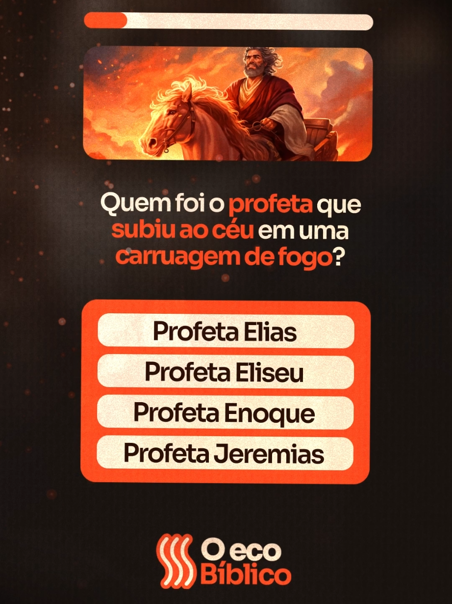 🎥✨ Você sabia? Descubra quantos anos Israel ficou no deserto, qual o menor versículo da Bíblia e quem subiu ao céu numa carruagem de fogo! ⚡ Responda nos comentários e desafie seus amigos! 📖🙏 #quiz #biblia #fé #deus #religion 