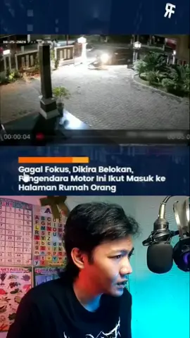 Gagal fokus dikira belokan pengendara motor ini ikut masih ke halaman rumah orang #fadjarjulianto #gathel #detikterakhir #gathelers