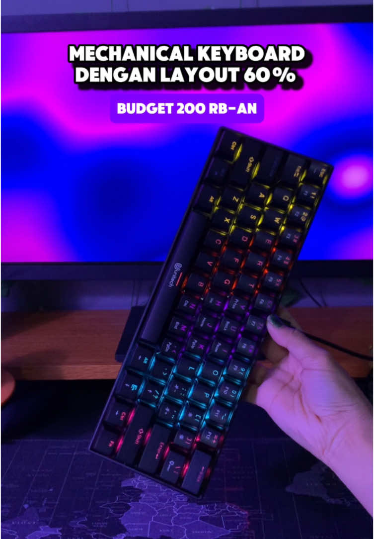 NEW COLLECTION! 🥳✨ Mechanical Keyboard; Hexarion X61! Keyboard dengan desain super mewah dan fitur super canggih! Yuk check out sekarang karena limited stock 🔥‼️ #trending #popular #fyp #mechanicalkeyboard #keyboardgaming #rekomendasikeyboardmechanical #divipard 