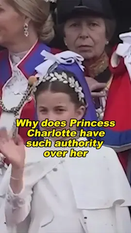 Why does princess Charlotte have such authority ever her #tiktokshop #uas #celebrity #charlotte #royal 