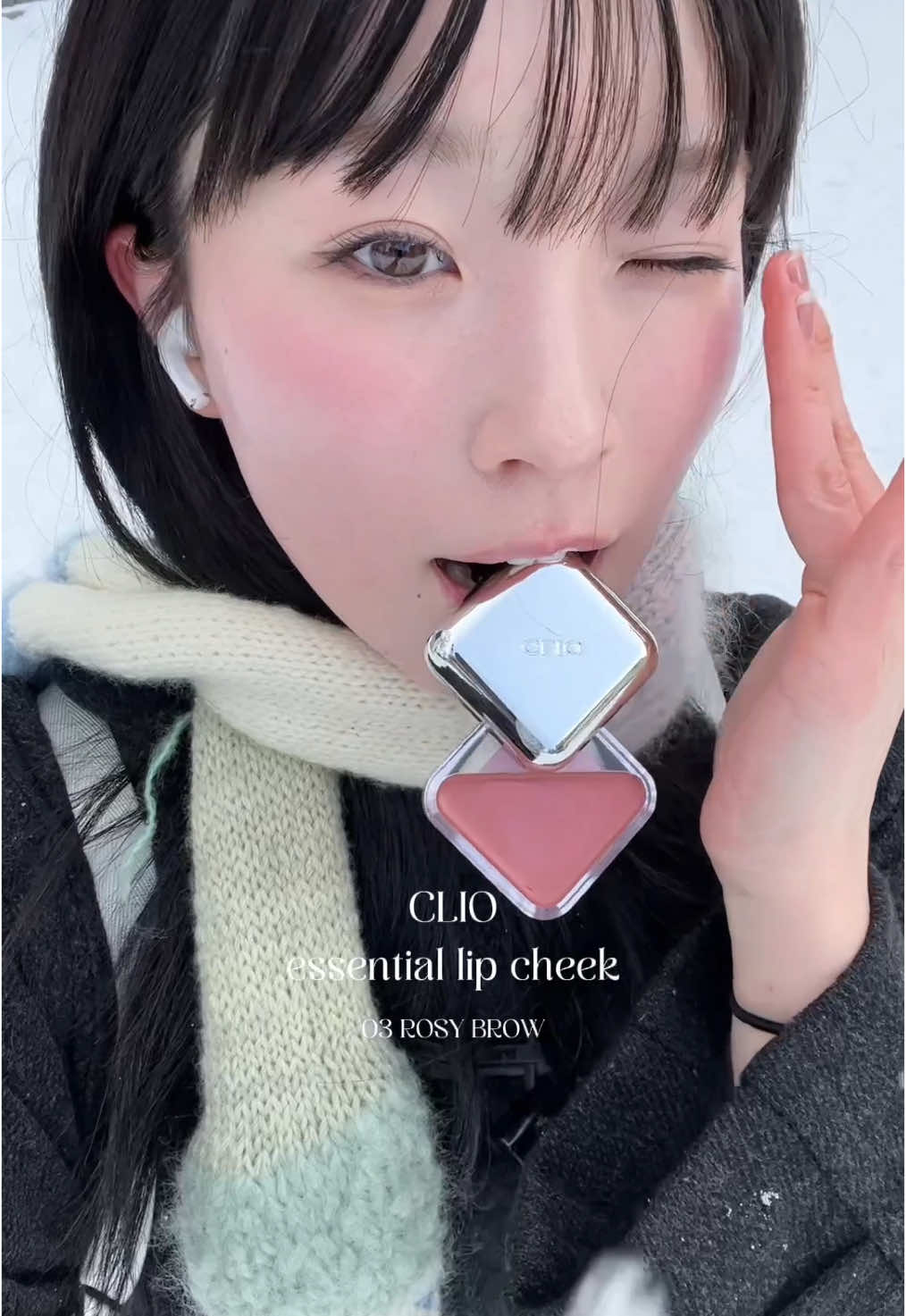 やりたかったやつ❄️💖#CLIO#クリオ#makeup#메이크업@클리오 찐 