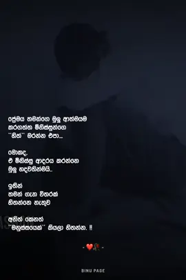 ආදරණීය මනුස්සයෙක් වෙන්න. !! ❤️🥀 #binu #official #pyfツ #whatsappstatus #ma_dala_yanakota #athulaadikari