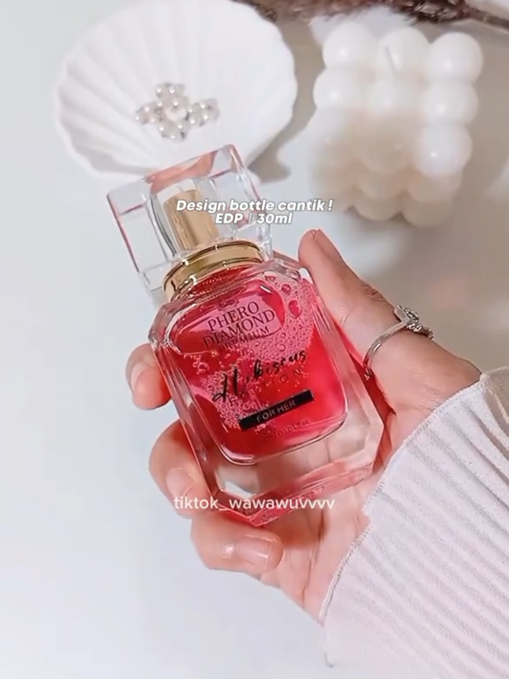 Replying to @nrasyifaanasuha wangi perfume phero diamond hibiscus edition ni ✨