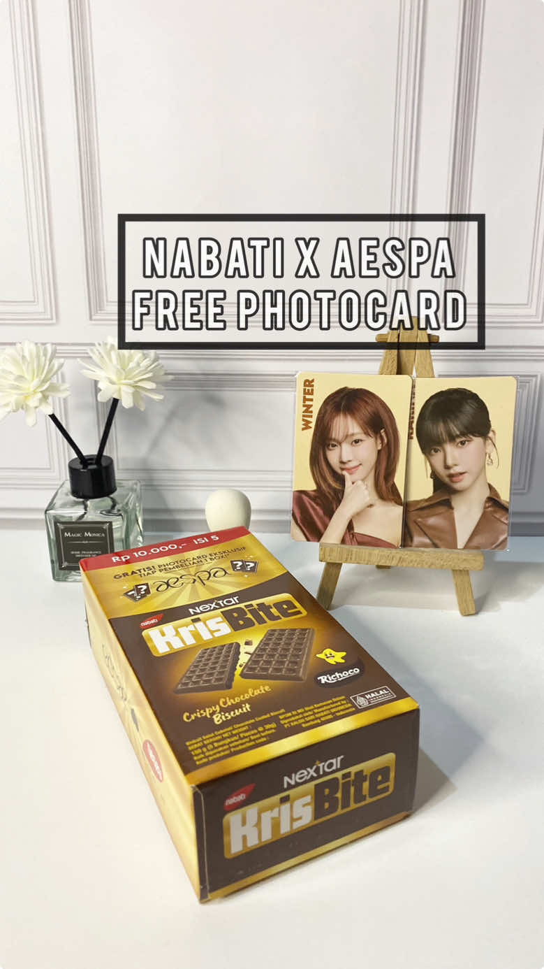 Nabati x Aespa Free Photocard Ofc 🤩👍🏻 #nabatixaespa #aespaxnabati #photocardaespa #nabatiaespa 