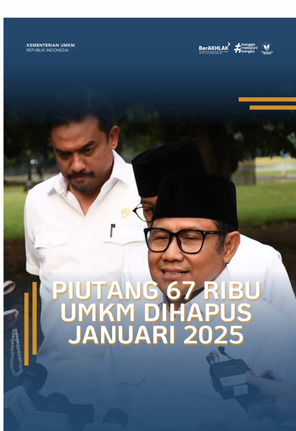 Siapa nih yang dari kemarin udah nanyain kapan eksekusi penghapusan piutang UMKM?? Nih Pak Prabowo sudah memastikan di tahap awal bukan Januari 2025 ini bakalan ada 67ribu piutang UMKM yang dihapuskan! Semoga kebijakan ini bisa meringankan beban rakyat, khususnya buat #TamanUMKM yaa!