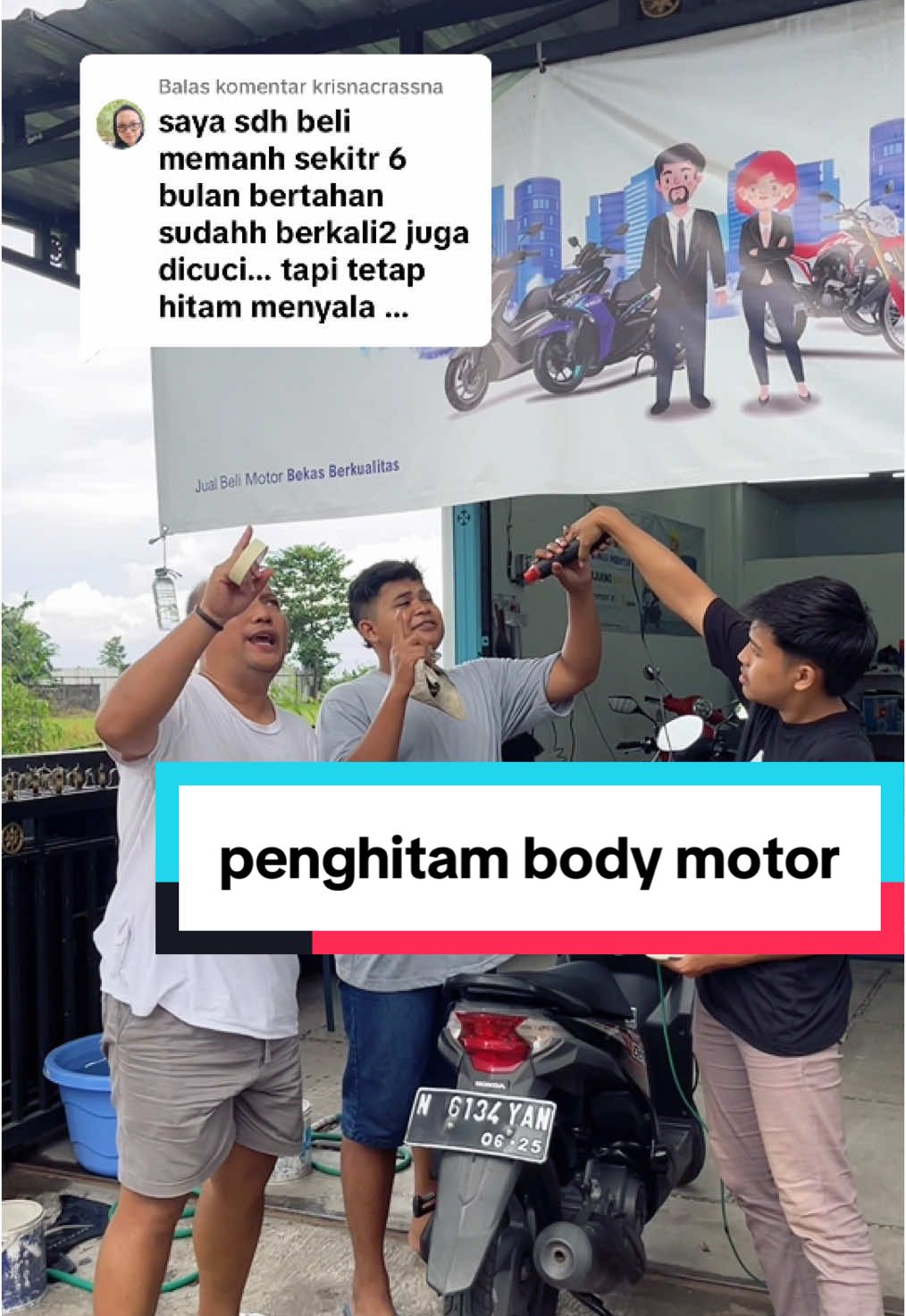 Membalas @krisnacrassna body motor buluk itemin aja #rayamotor #fypシ #viralvideo #penghitammotor @Dohero Auto Care 