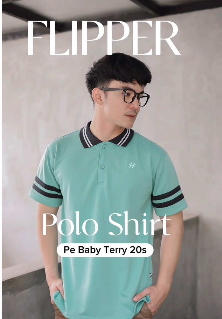 Siap-siap nyaman dan tetap gaya! 🌿 Flipper Polo hijau ini enak banget dipakai, bahan Baby Terrynya super lembut dan bikin lo nyaman seharian. ! 💚✨ #FlipperPolo #BabyTerry #StayComfy #GreenVibes #CasualStyle #polo2025 