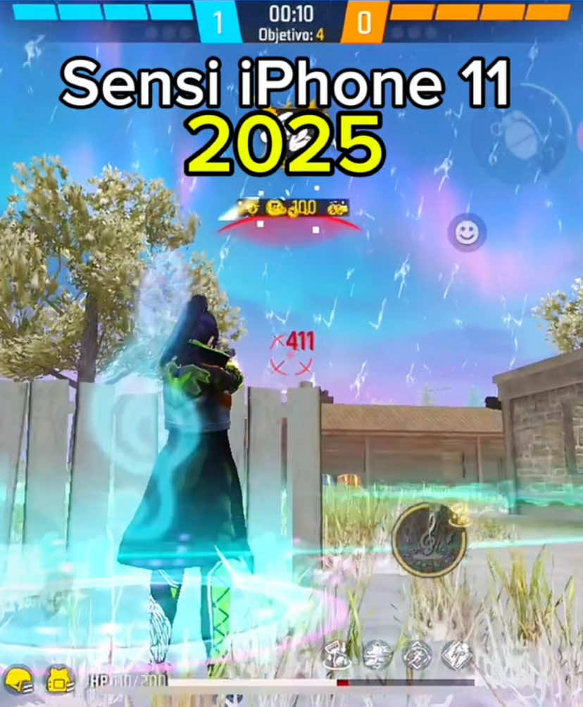 Sensi Full Vermelho 2025 iPhone 11 Free fire #freefirethofficial #sensiiphone11 #sensixitada🥵🥵 