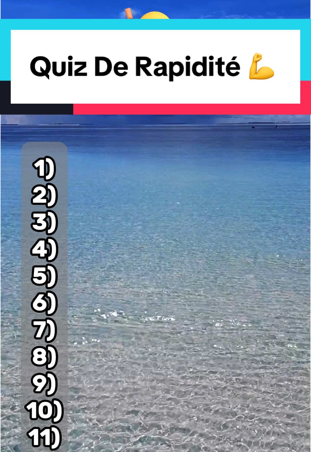 Quiz rapidité 12 questions #quizz #quiz #quiztime #quizchallenge 