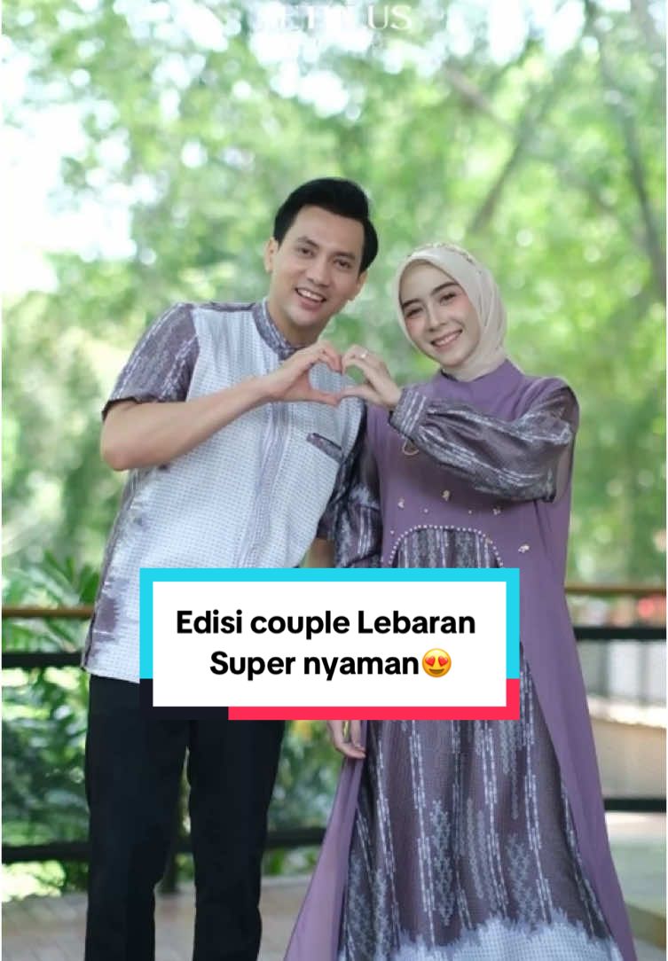 Buat yang dari kemarin nanyain buat couple lebaran, langsung aja yuk nyicil dari sekarang🥰 #fyp#foryou#merindu#dress#couple#dress#silk#ceruty#koko#simplecouple#simpleoutfit#lebaran#couple2025#hijab#outfitinspo#outfitinsporation#outfithijab#lebaran 