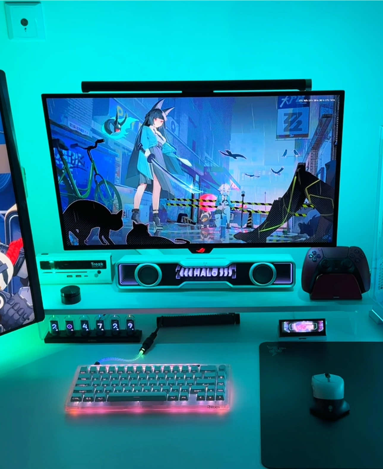 🤘🖥️ #decor #decorbanlamviec #setup #setupgaming #room #roomdecor #roomsetup #pcgamingsetup #xh 