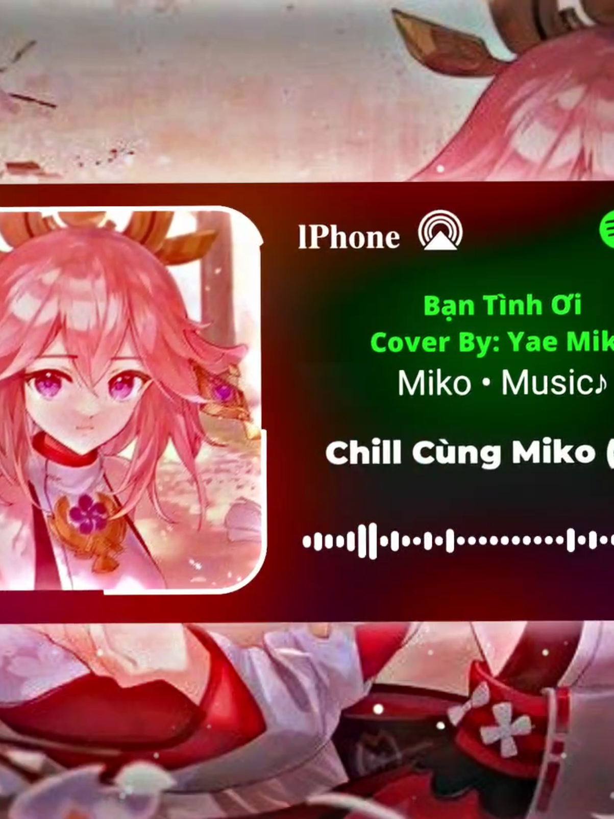 Bạn tình ơi ( ◜‿◝ )♡ #bantinhoi #GenshinImpact #mikomusic♪ #aicover #cover #chill #lofi 