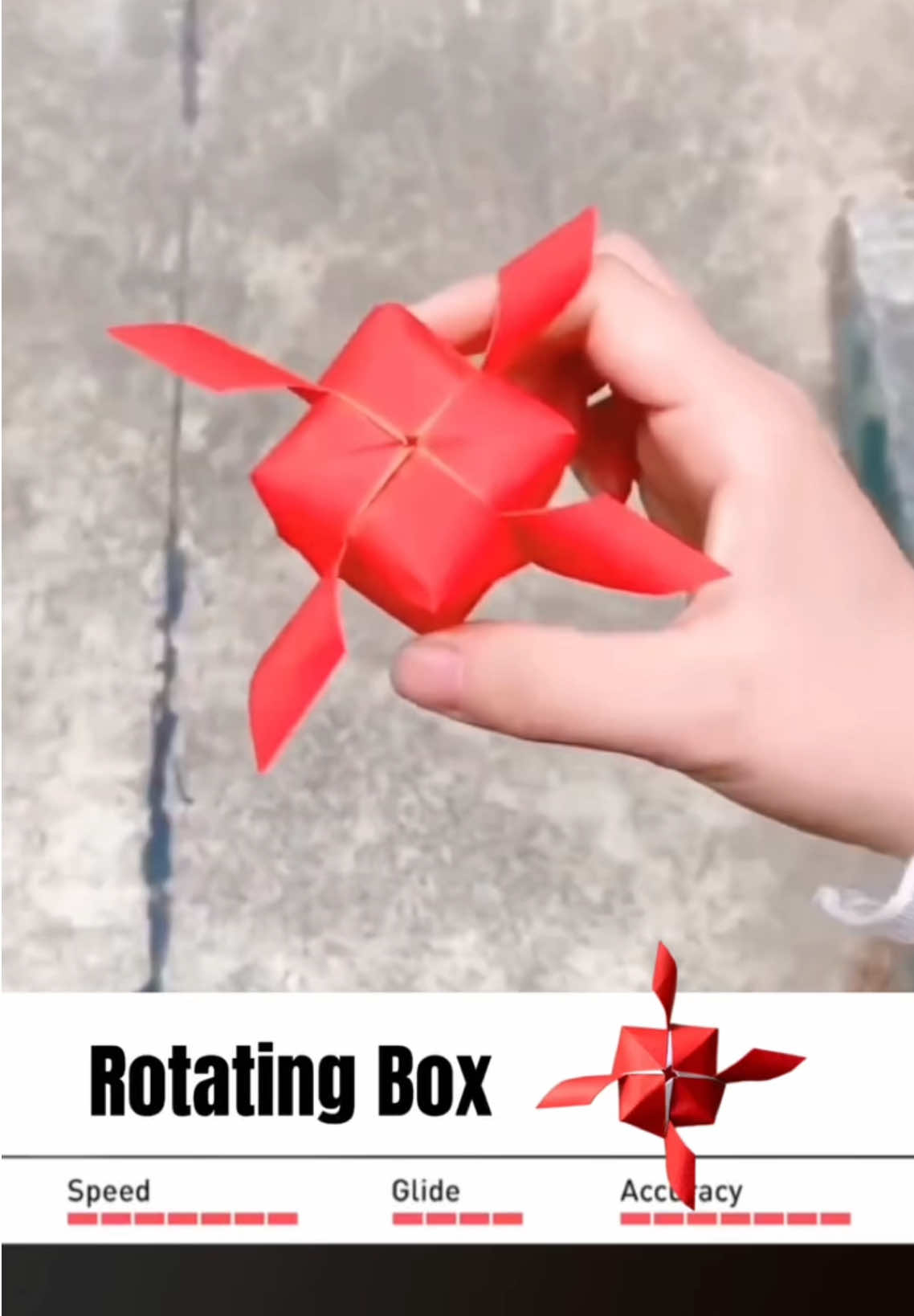 How to make Rotating box papercrafts origami easy #vvvreview #origami #papercrafts #DIY 