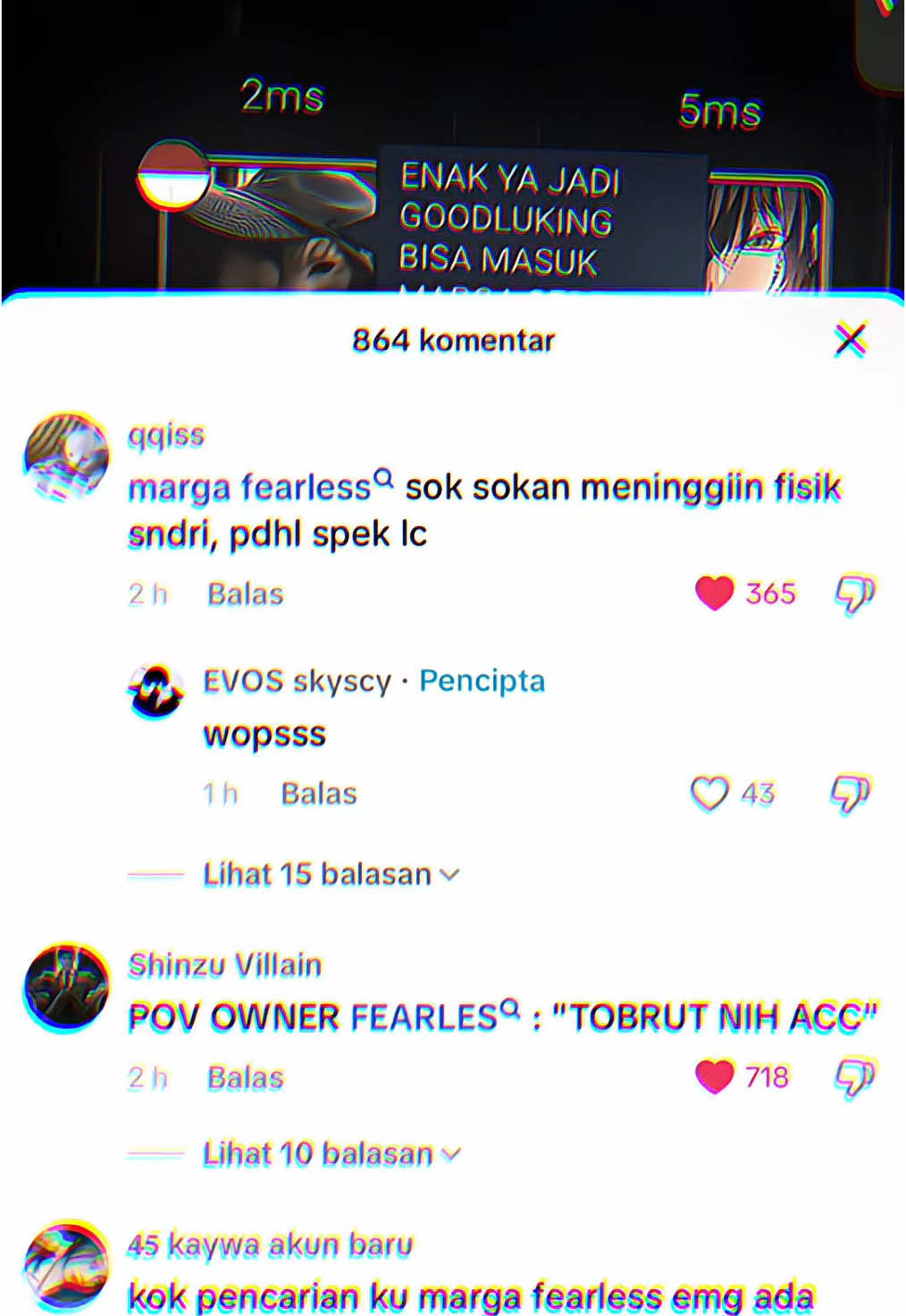 ada aja drama awal tahun jadi gasabar pengen cepet cepet 2026 #therulerarea #scygengs #margafeatless 