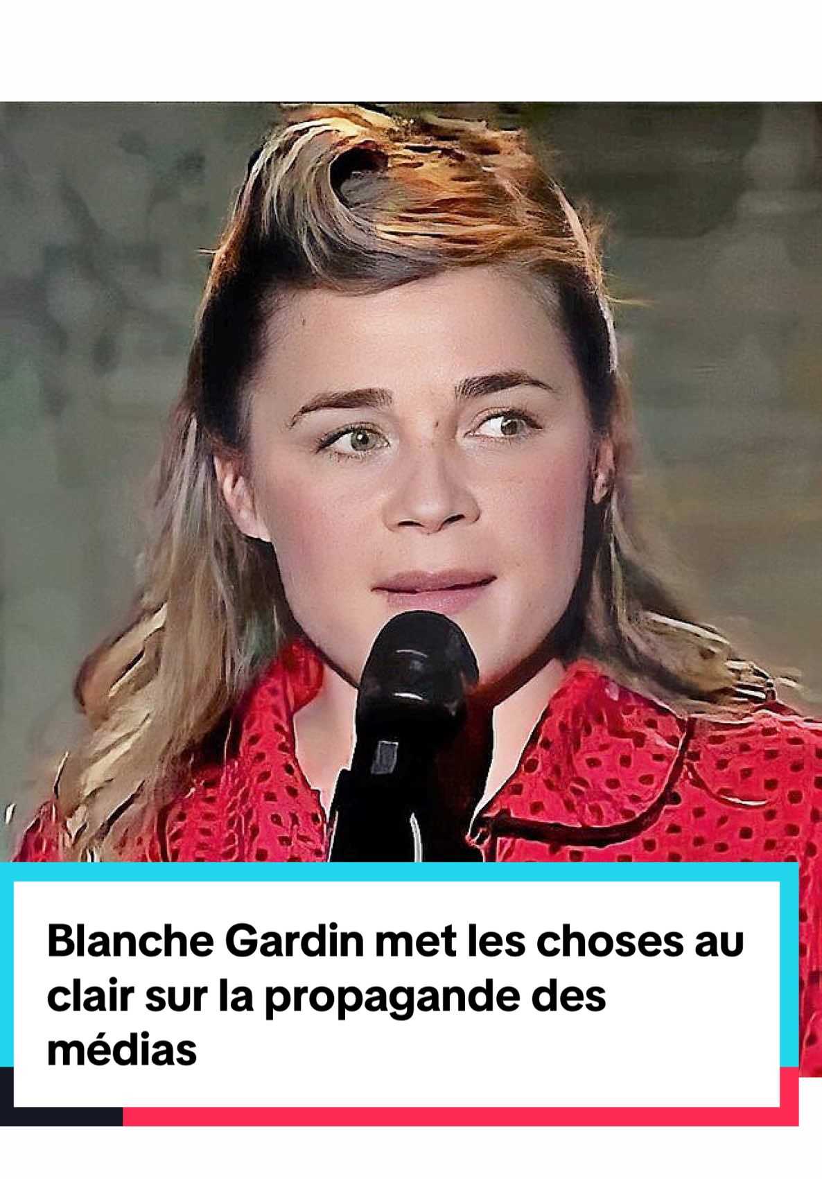 Blanche Gardin met les choses au clair sur la propagande des médias #blanchegardin #medias 