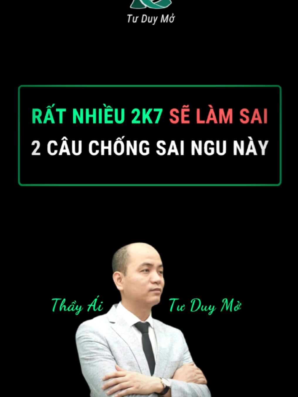 Nhiều 2K7 sẽ làm sai 2 câu này #2k7quyettamdodaihoc #toan12 #2k7⚡️ #thptqg2025 #thayaitdm #tuduymotiktok 